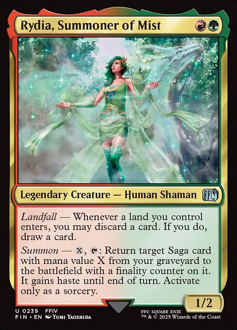 Rydia, Summoner of Mist, art by Yumi Yaoshida