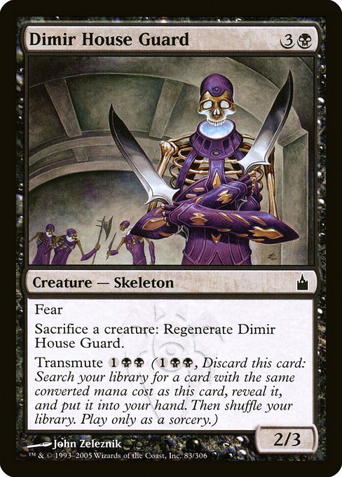 Dimir House Guard, art by John Zeleznik