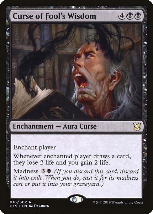 Curse of Fool's Wisdom, art by Daarken