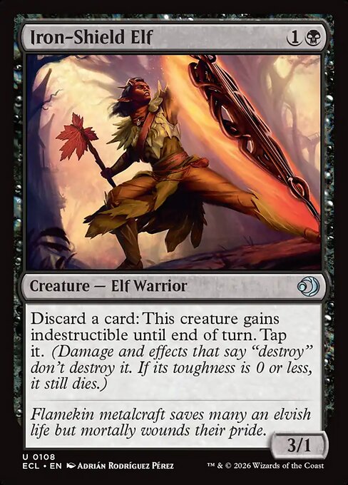 Iron-Shield Elf, art by Adrián Rodríguez Pérez