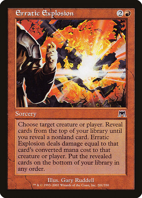 Erratic Explosion, art by Gary Ruddell