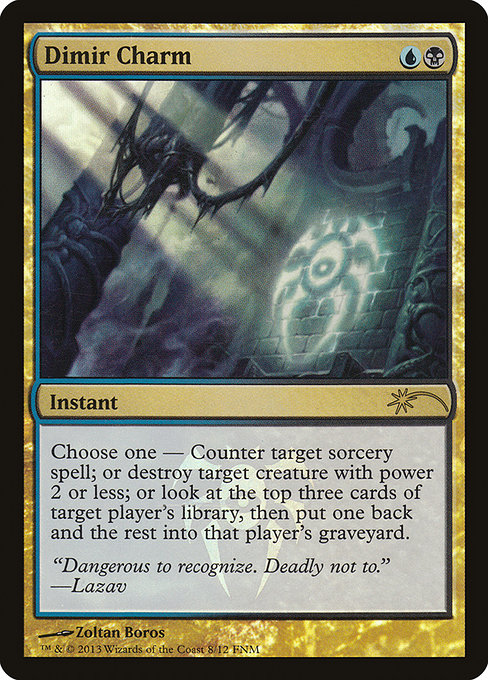 Dimir Charm, art by Zoltan Boros