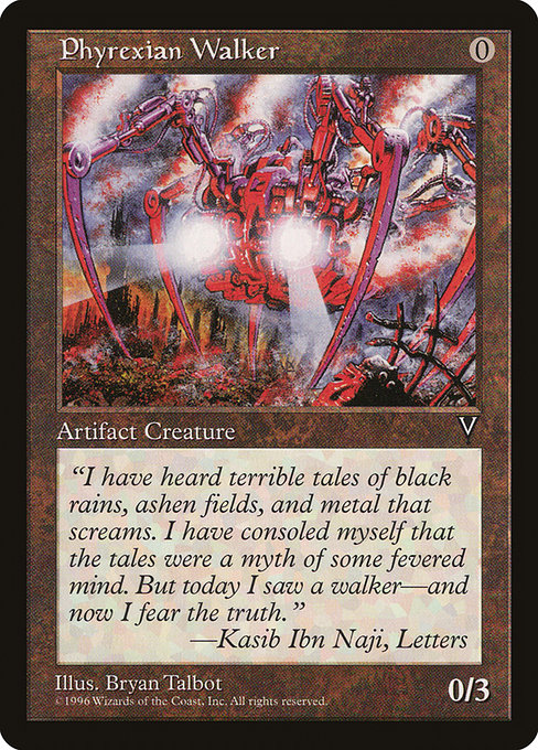 Phyrexian Walker, art by Bryan Talbot