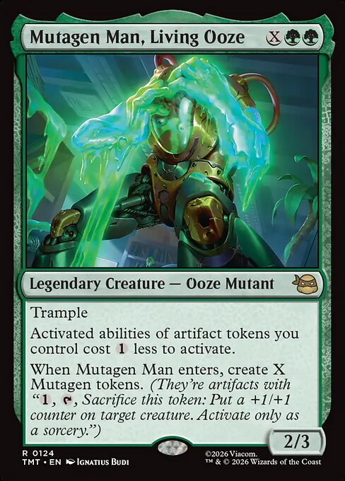 Mutagen Man, Living Ooze, art by Ignatius Budi