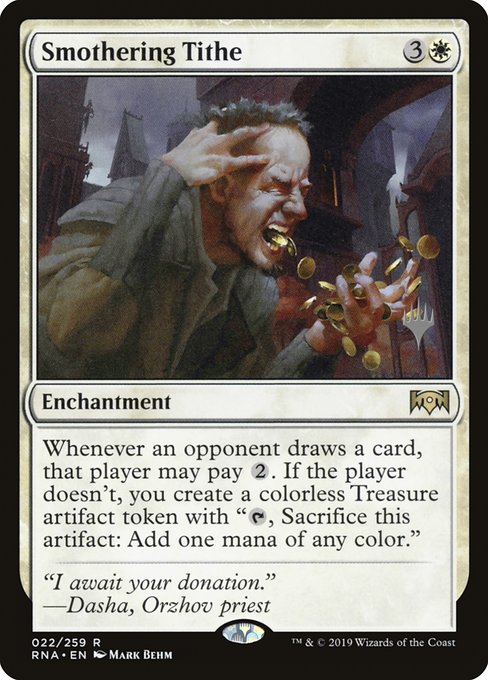 Smothering Tithe, art by Mark Behm