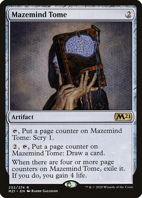 Mazemind Tome, art by Randy Gallegos