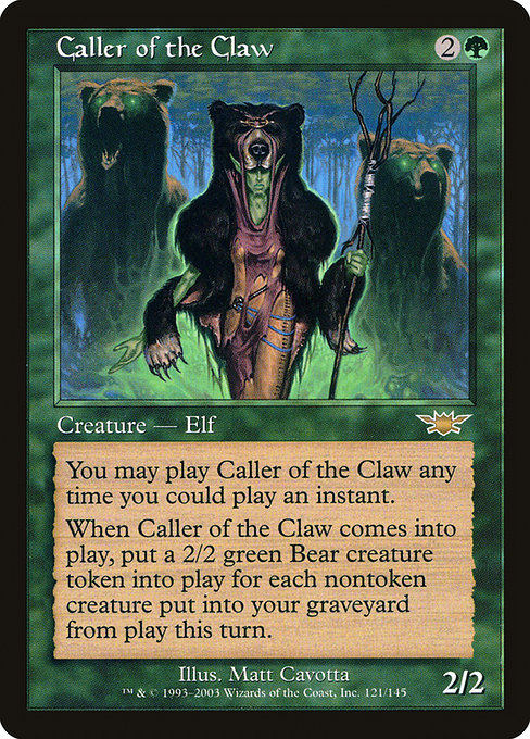 Caller of the Claw, art by Matt Cavotta