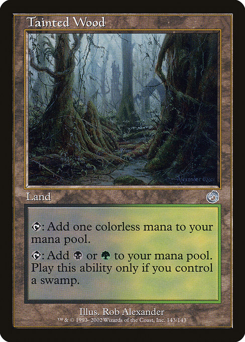 Tainted Wood, art by Rob Alexander