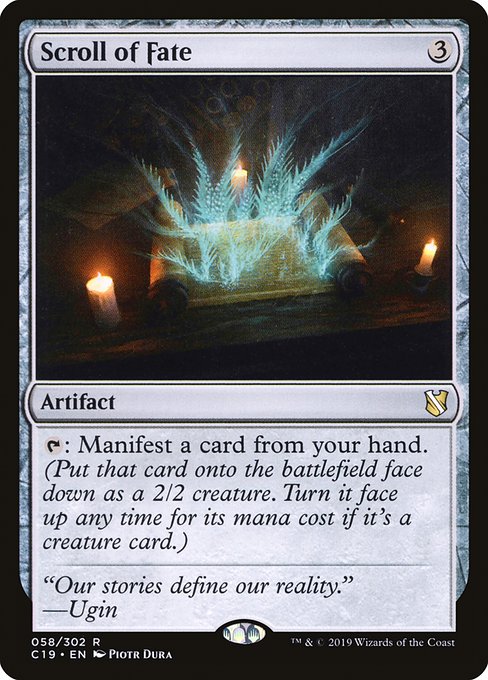 Scroll of Fate, art by Piotr Dura
