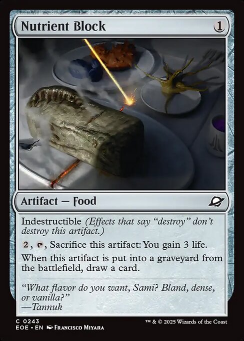 Nutrient Block, art by Francisco Miyara