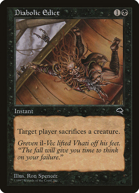 Diabolic Edict, art by Ron Spencer