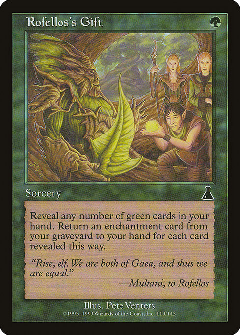 Rofellos's Gift, art by Pete Venters