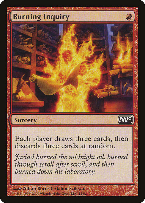 Burning Inquiry, art by Zoltan Boros & Gabor Szikszai