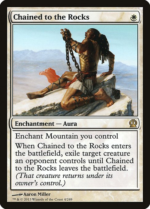 Chained to the Rocks, art by Aaron Miller