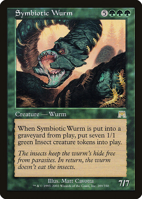 Symbiotic Wurm, art by Matt Cavotta