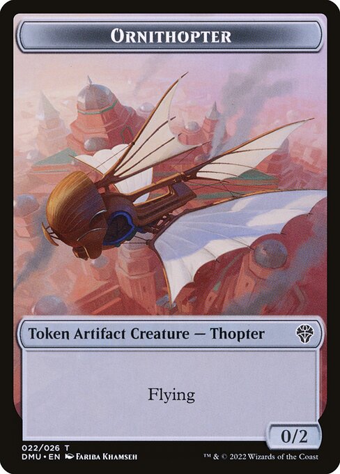 Ornithopter, art by Fariba Khamseh