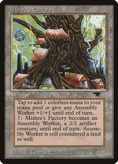 Mishra's Factory, art by Kaja Foglio & Phil Foglio