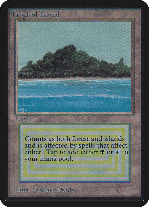 Tropical Island, art by Jesper Myrfors