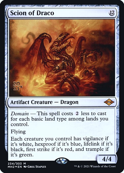 Scion of Draco, art by Greg Staples