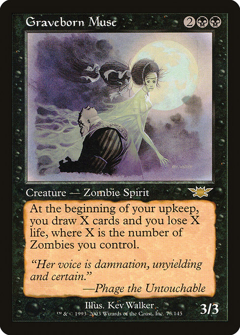Graveborn Muse, art by Kev Walker