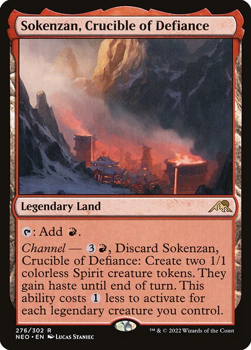 Sokenzan, Crucible of Defiance, art by Lucas Staniec