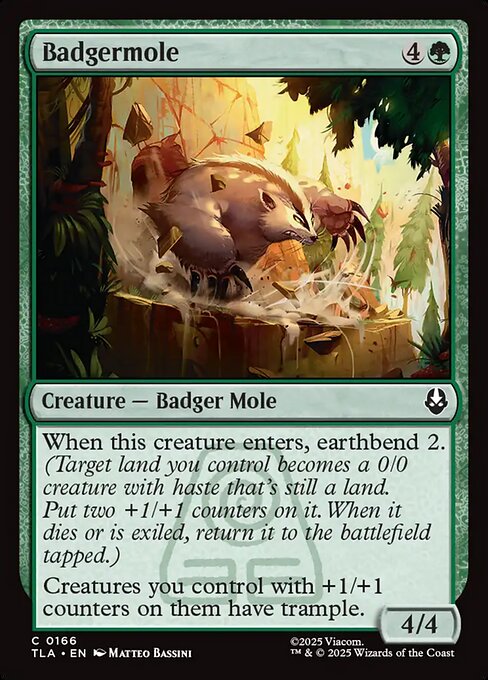 Badgermole, art by Matteo Bassini