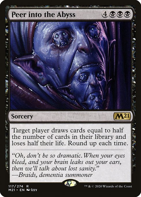 Peer into the Abyss, art by Izzy