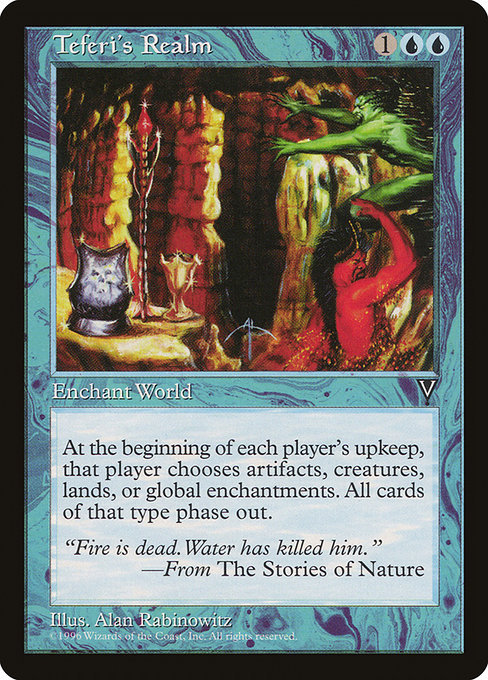 Teferi's Realm, art by Alan Rabinowitz