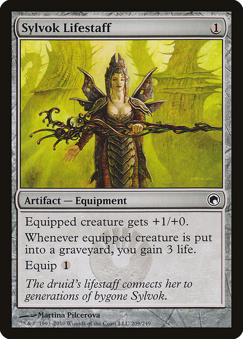 Sylvok Lifestaff, art by Martina Pilcerova