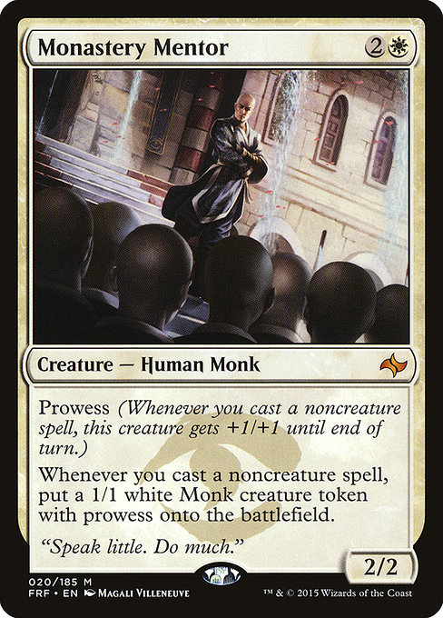 Monastery Mentor, art by Magali Villeneuve