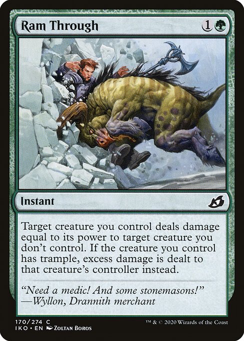 Ram Through, art by Zoltan Boros