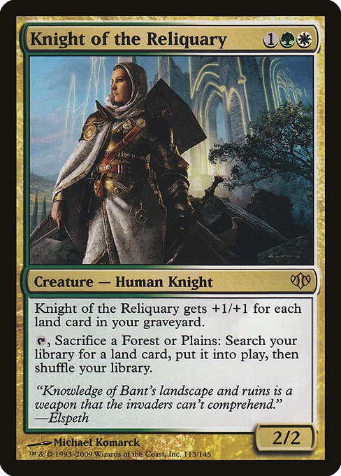 Knight of the Reliquary, art by Michael Komarck
