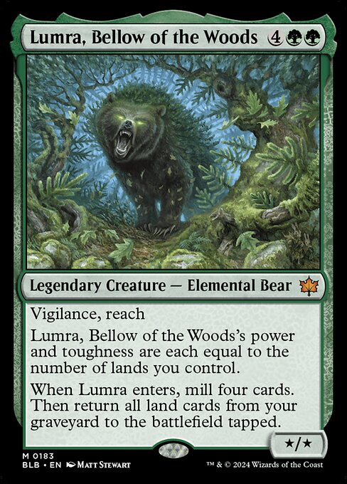 Lumra, Bellow of the Woods, art by Matt Stewart