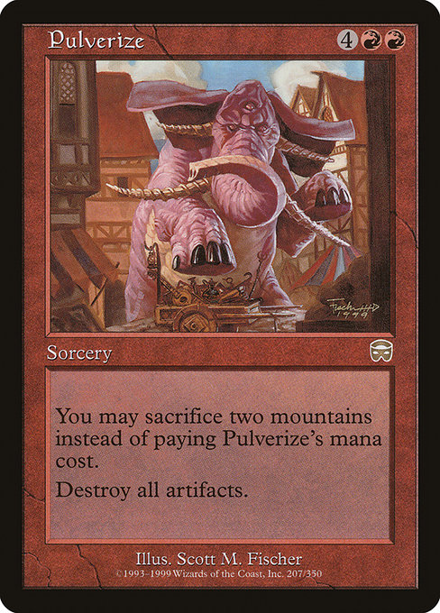 Pulverize, art by Scott M. Fischer