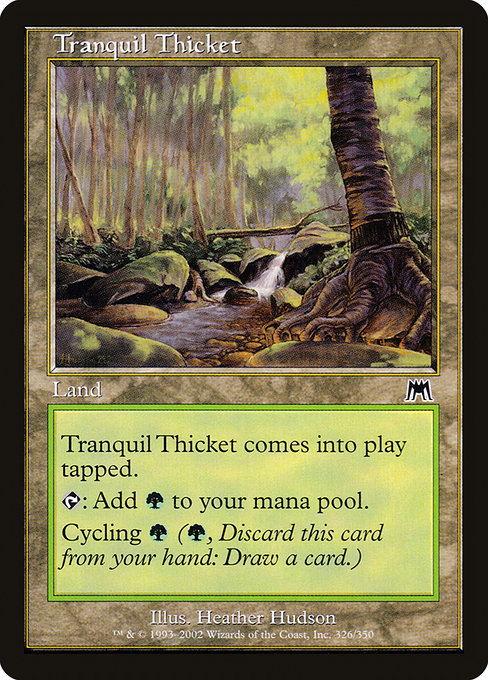 Tranquil Thicket, art by Heather Hudson