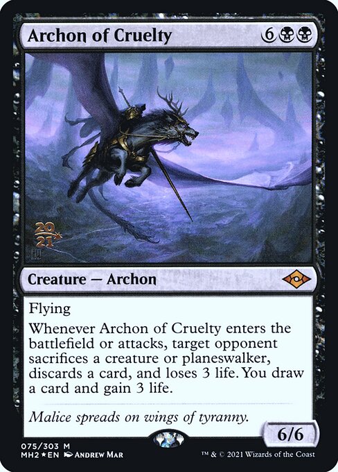 Archon of Cruelty, art by Andrew Mar