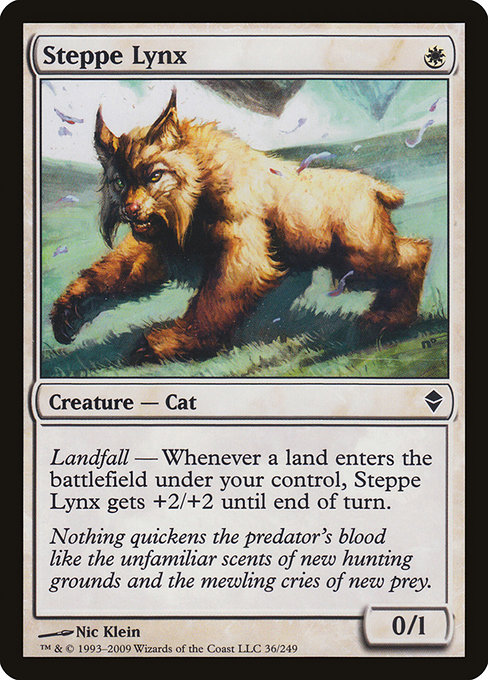 Steppe Lynx, art by Nic Klein