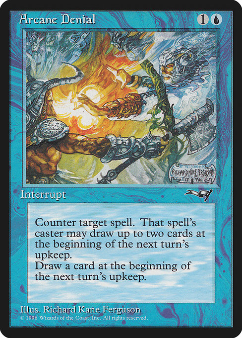 Arcane Denial, art by Richard Kane Ferguson