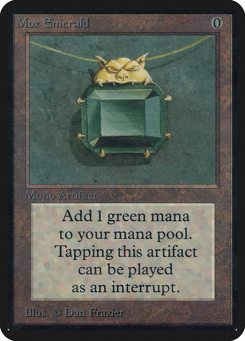 Mox Emerald, art by Dan Frazier