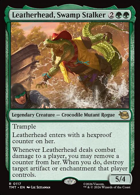Leatherhead, Swamp Stalker, art by Lie Setiawan