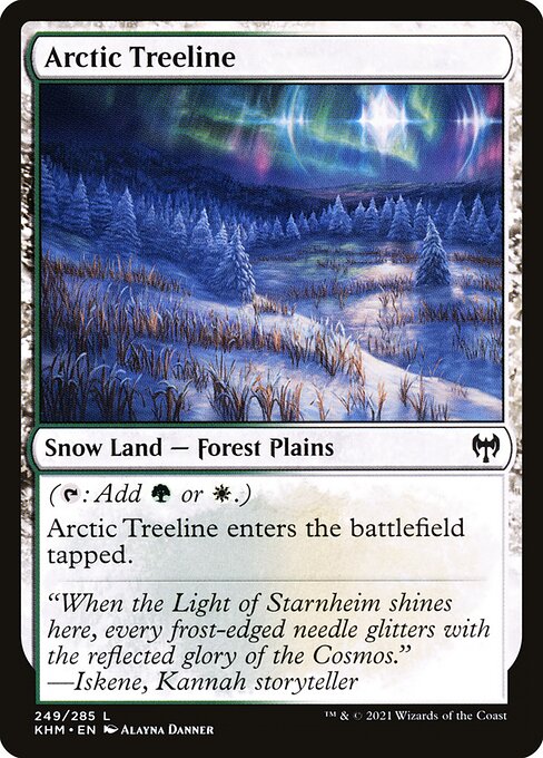 Arctic Treeline, art by Alayna Danner