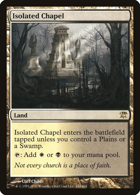 Isolated Chapel, art by Cliff Childs