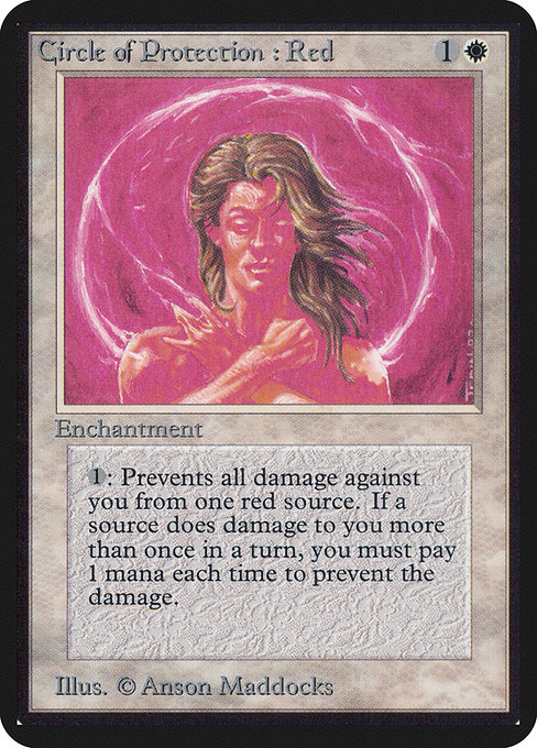 Circle of Protection: Red, art by Mark Tedin