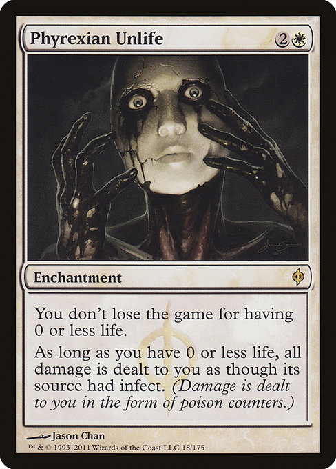 Phyrexian Unlife, art by Jason Chan