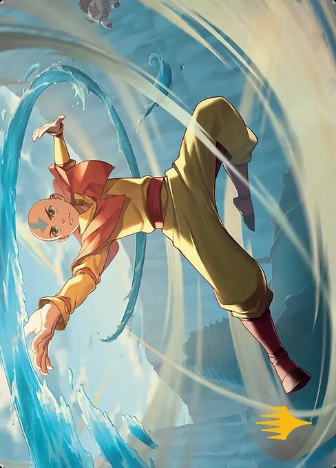 Aang, Swift Savior // Aang, Swift Savior, art by Tetsuko