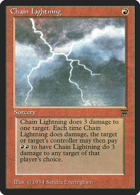 Chain Lightning, art by Sandra Everingham