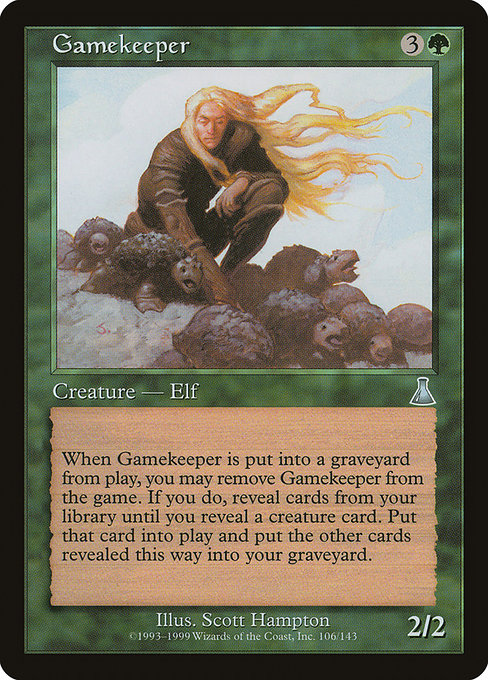 Gamekeeper, art by Scott Hampton