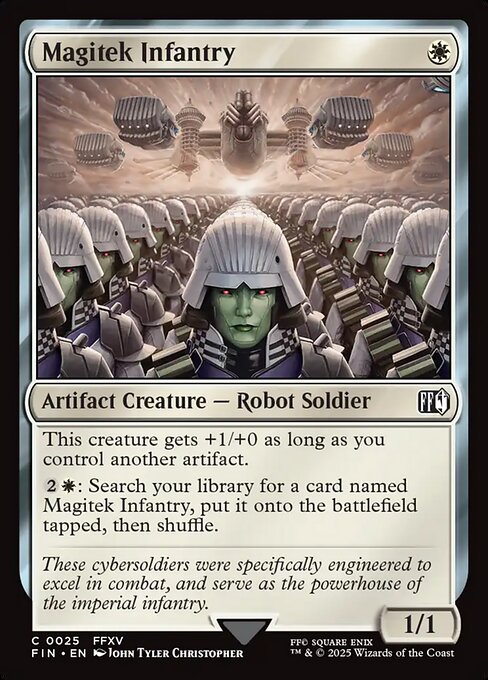 Magitek Infantry, art by John Tyler Christopher