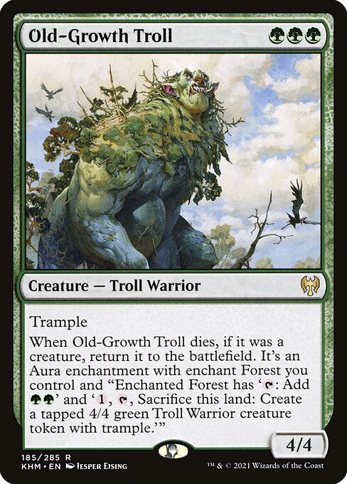 Old-Growth Troll, art by Jesper Ejsing