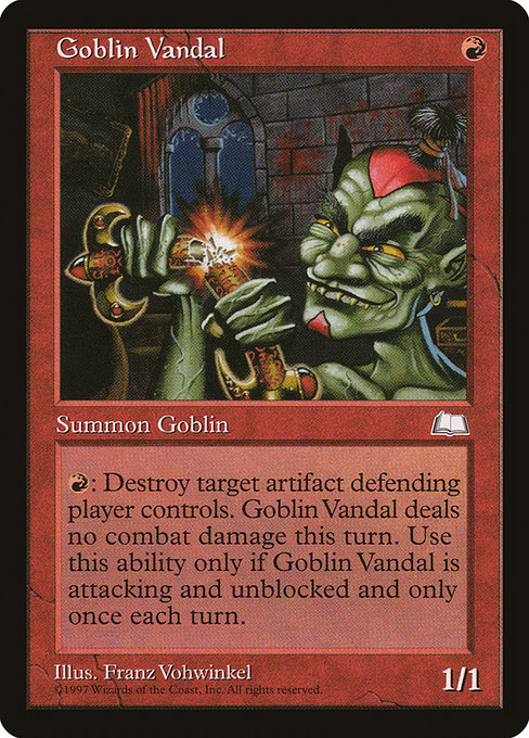 Goblin Vandal, art by Franz Vohwinkel